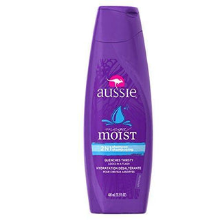 Aussie Mega Moist 2N1 Shampoo And Conditioner 13.5 Fl Oz