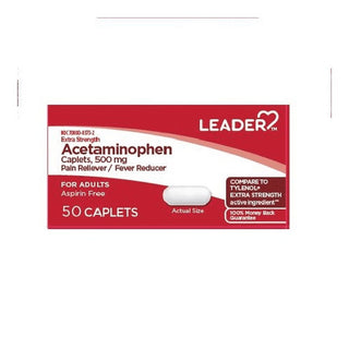 Leader Acetaminophen - Extra Strength (500 Mg - Caplets)