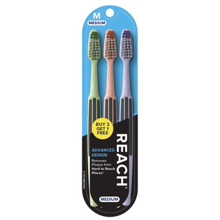 Reach Advanced Design Toothbrushes Medium
