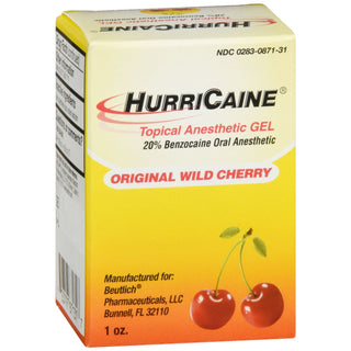 HurriCaine Topical Anesthetic Gel Wild Cherry - 1 Oz