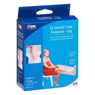 EZ Stretch Leg Cast Protector – Waterproof Cover for Showers and Baths, Universal Adult Size