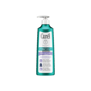 Curel Hydra Therapy Itch Defense Wet Skin Moisturizer Lotion, 12 Fl Oz