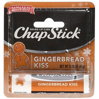 ChapStick 4 Lip Balm Gingerbread Kiss Limited Edition Flavor