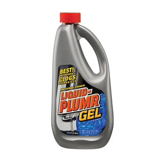 Liquid-Plumr Pro Strength Clog Destroyer Gel With Pipe Guard, Drain Cleaner 32 Ounces
