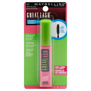 Maybelline Great Lash Waterproof Mascara, Very Black