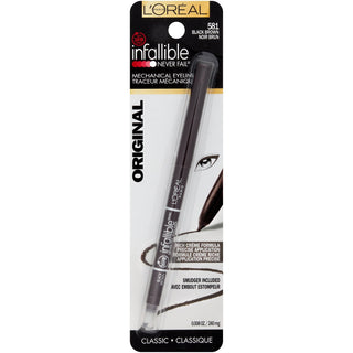 Loreal Paris Infallible Never Fail Original Mechanical Pencil Eyeliner, Black Brown