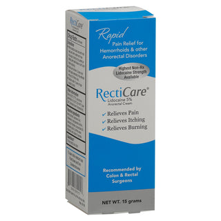 Recticare Hemorrhoids & Anorectal Pain Relief Cream - 0.5 Oz