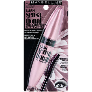 Maybelline Lash Sensational Washable Mascara, Blackest Black