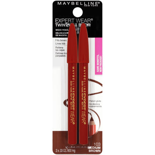 Maybelline Expert Wear Twin Eye & Brow Pencil 103 Medium Brown