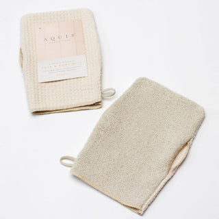 Aquis Exfoliating Face & Body Mitt 5 x 7.5 inches