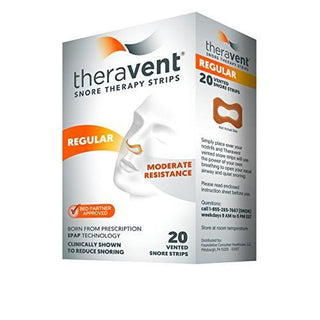 Theravent Snore Therapy Strips Regular - 20ct