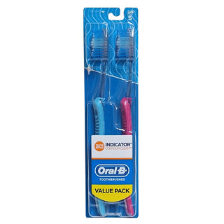 Oral-B Toothbrushes, Indicator Contour Clean, Soft, Value Pack