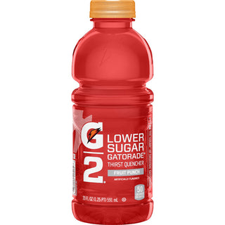 Gatorade G2 Lower Sugar Thirst Quencher Fruit Punch Sports Drink 20 Fl Oz 1 Count Bottle