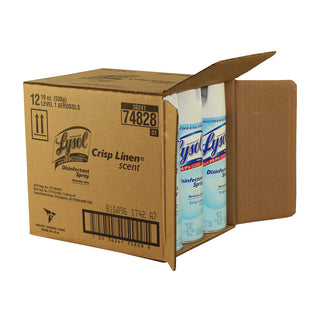 Lysol Professional Brand Disinfectant Spray, Crisp Linen - 19 Oz Aerosol Can