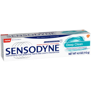 Sensodyne Deep Clean Sensitive Toothpaste Plus Whitening - 4 Ounces ( Discontinued )