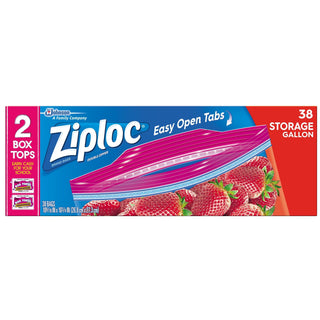 Ziploc Seal Top Bags, Storage Gallon