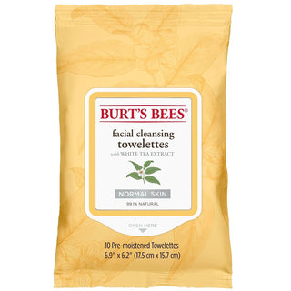 Burt's Bees Purifying Facial Cleansing Towelettes, White Tea