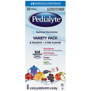Pedialyte Electrolyte Powder Variety Pack - 8 Count