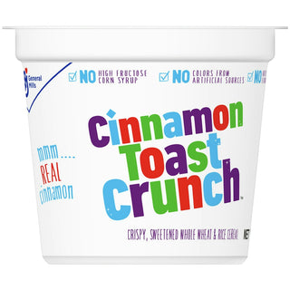 Cinnamon Toast Crunch General Mills Cereal Single Serve Cup