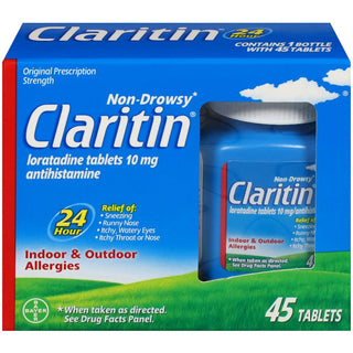 Claritin 24-Hour Non-Drowsy Allergy Relief Tablets - 45 ct