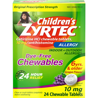 Zyrtec  Cw 10 mg  24 Chd Odt 24H Grp