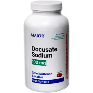 Major Dok Stool Softener 100 Mg 1000 Softgels (Each)
