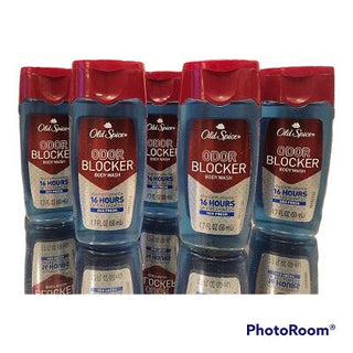Old Spice 5X ODOR BLOCKER DEO FRESH 1.7oz Body Wash Shower Gel Men DISCONTINUED