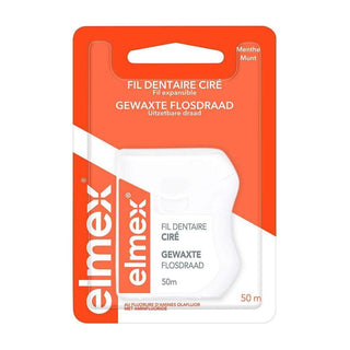 Elmex Waxed Dental Floss 50m