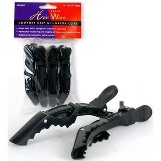 Hairware Spilo Hair Ware Comfort Grip Alligator Clips - 4 Clips