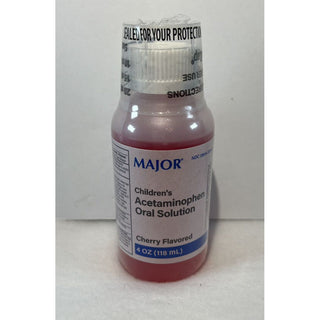 Major® Children’s Acetaminophen Oral Solution – Cherry Flavor (4 fl oz)