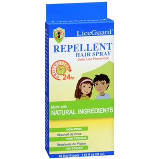 LiceGuard Repellent Spray, For Hair Treatments - 1.01 Oz