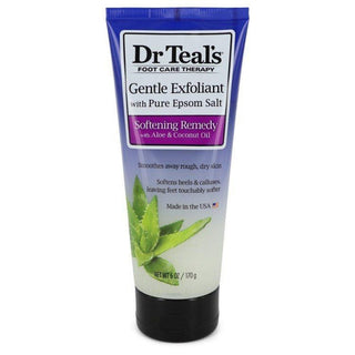 Dr Teal's Softening Foot Scrub With Pure Epsom Salt Aloe & Coconut Oil 6 Oz