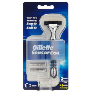 Gillette Sensor Excel Razor + 3 Blades