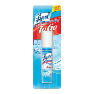 Lysol Disinfectant Spray, To Go, Crisp Linen Scent, Travel Size 1 Oz