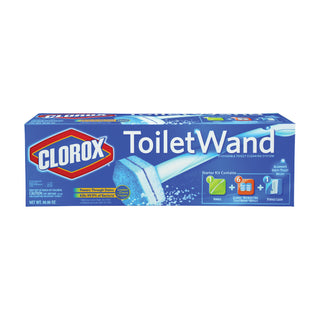 Clorox 03191 Disposable Toilet Wand Cleaning Kit, Caddy/Refills