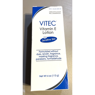 Vitec Vitamin E Lotion For Dry Skin Care NOS