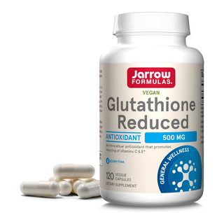 Jarrow Formulas Glutathione Reduced, 500 Mg, 120 Veggie Caps