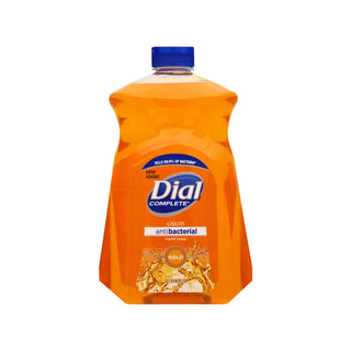 Dial Complete Antibacterial Liquid Hand Soap Refill, Gold, 52 Fl Oz