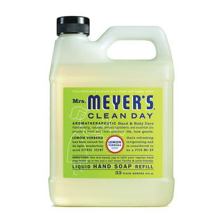 Mrs. Meyer's Clean Day - Hand Soap Liquid Refill Lemon Verbena, 33 Fl Oz