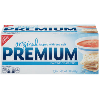 Premium Nabisco Original Saltine Crackers, 1 Lb