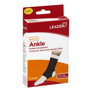 Leader Ankle Support, Slip-On, Large