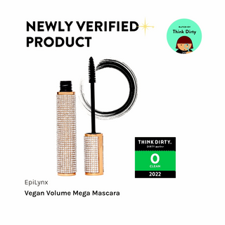 Mega Volume Vegan Mascara Black and Blue – Smudge-Proof with Handmade Diamond Case