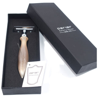Parker 11R Genuine Ox Horn Handle Safety Razor