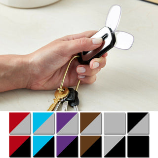ThinOptics KC2.0BLACKISR Reading Glass With Keychain Case, Black