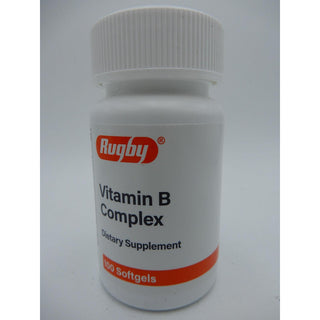 Rugby Vitamin B Complex Supplement, 100 Softgels