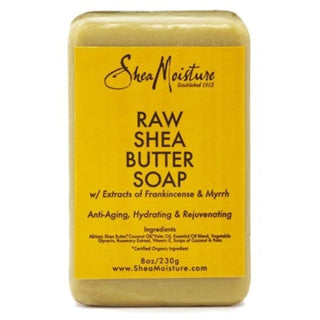 Shea Moisture Raw Butter Anti-Aging Face And Body Bar - 8 Oz