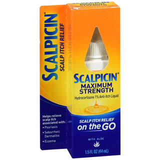Scalpicin Scalp Itch Relief, With Aloe, Maximum Strength 1.5 Oz