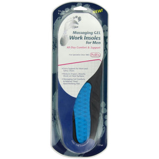 PediFix Massaging Gel Work Insoles For Men, 1 Pair