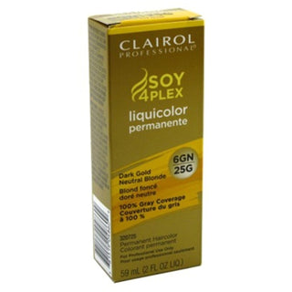 Clairol Professional Soy4Plex Permanent Haircolor 6GN/25G Dark Gold Neutral Blonde