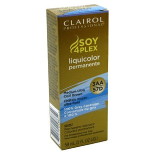 Clairol Professional Liquicolor Permanent, 3AA/57D Medium Ultra Cool Brown, 2 Oz